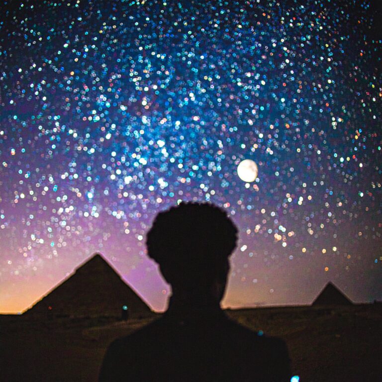 Firefly_A vibrant and surreal album art set in deep space, capturing a dynamic and retro vibe 376264