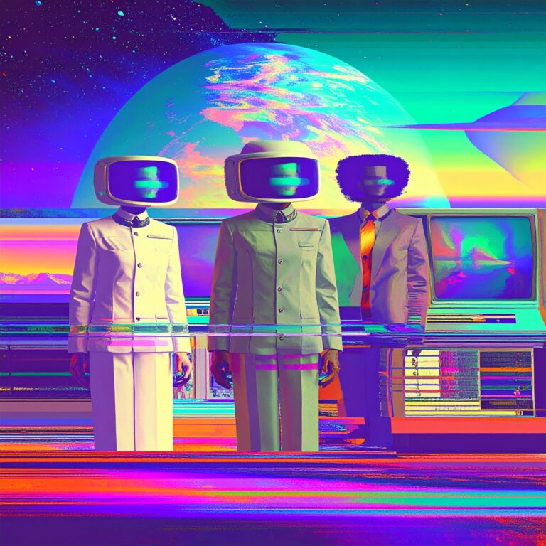 Firefly_Retro 1960s-style well worn album art, deep space, distant planets looming in the bac 386108 (1)