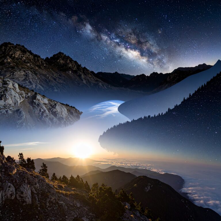 Firefly_create a scene set in deep space, use uploaded photo 213553 (2)